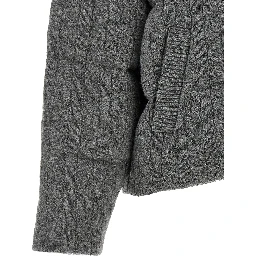Gray Wool Full-Length Jacket