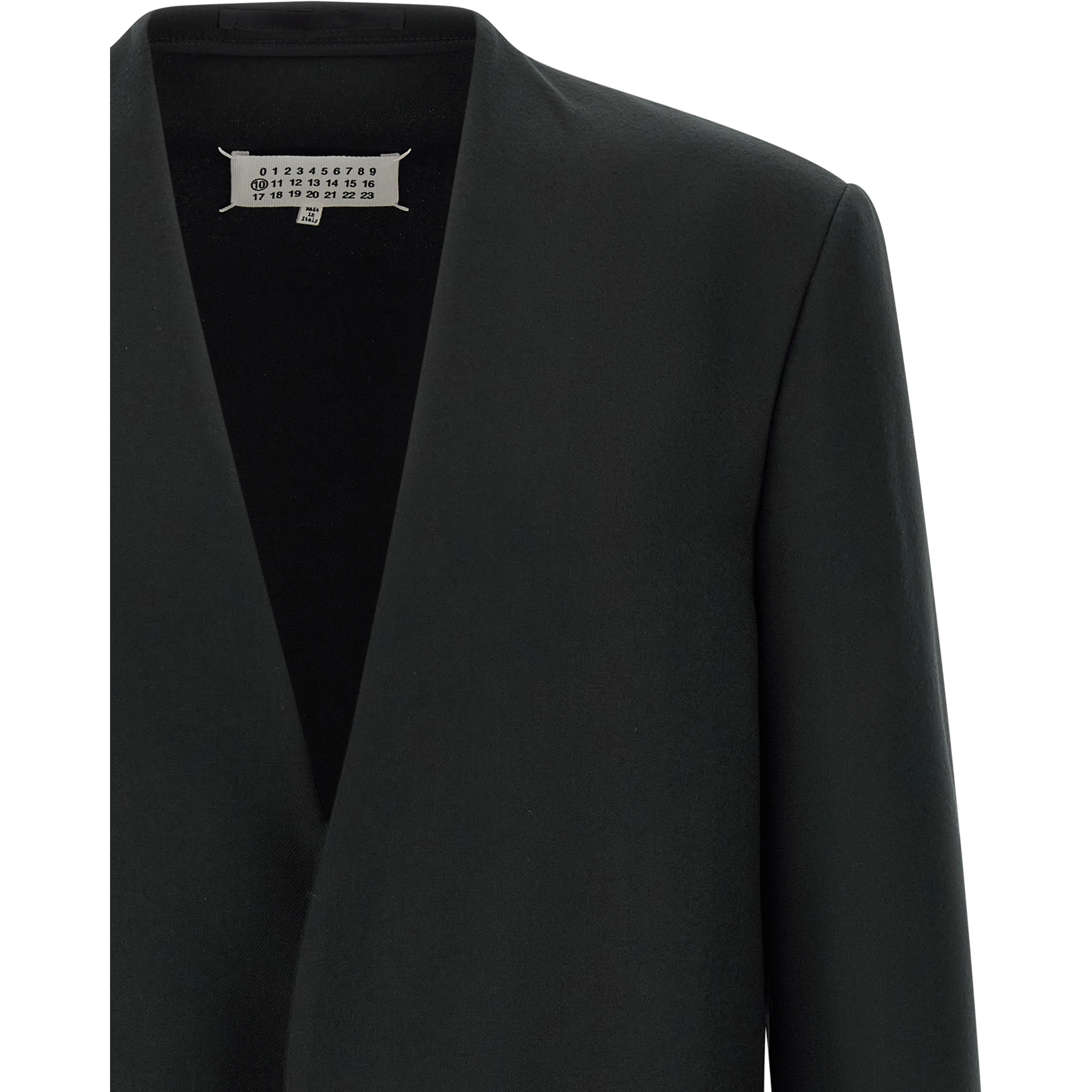 Black Virgin Wool Blazer
