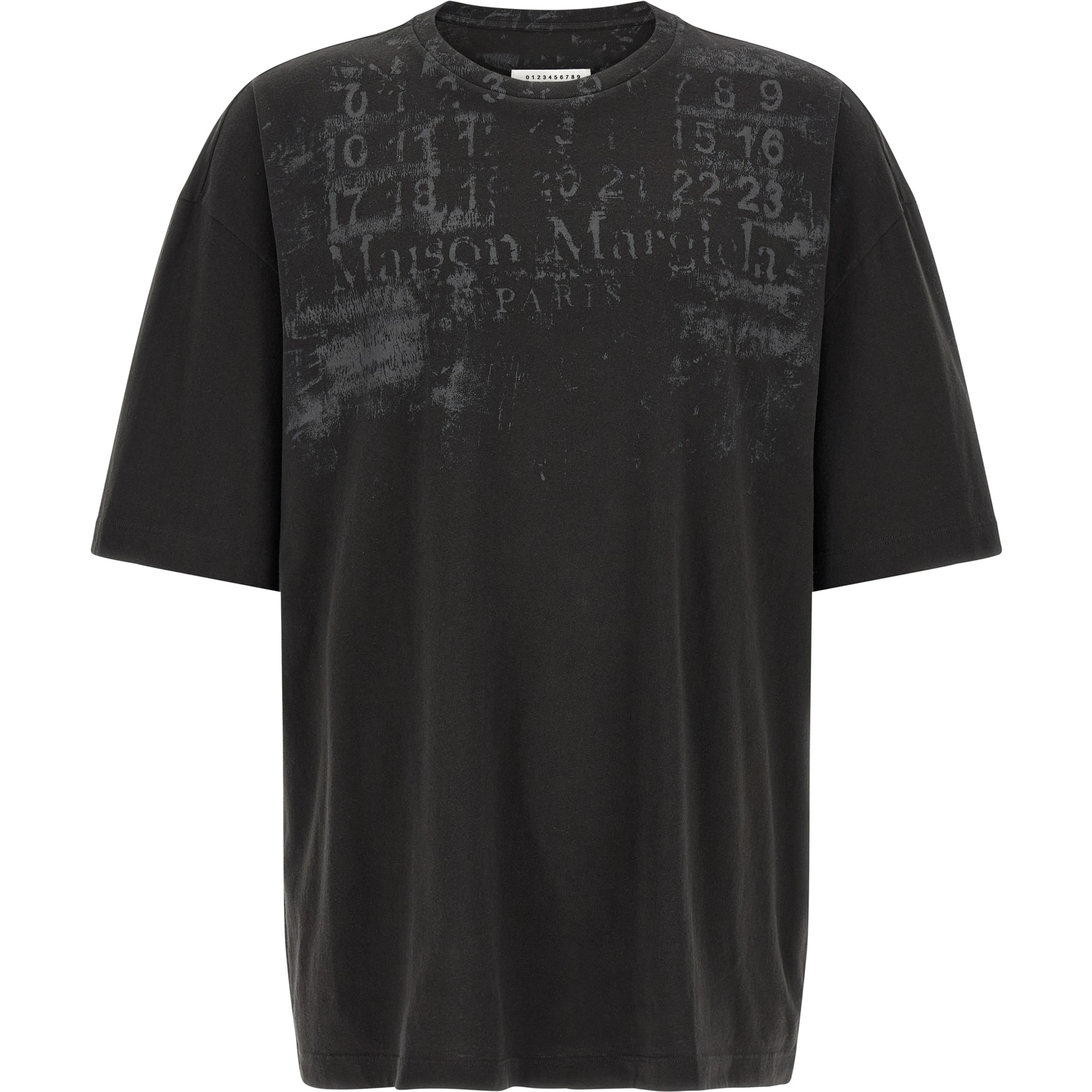 Black Cotton Long Sleeve T-Shirt