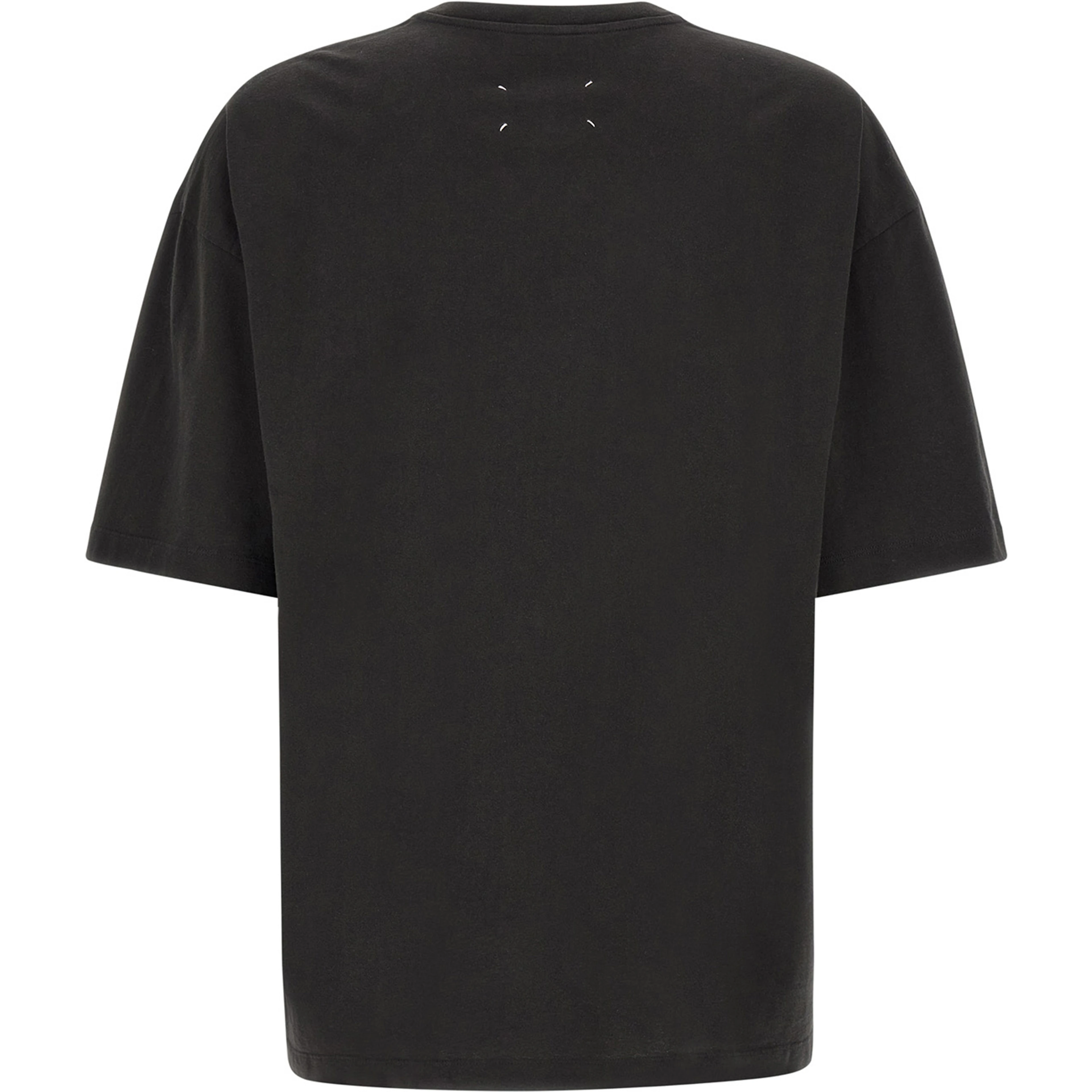 Black Cotton Long Sleeve T-Shirt