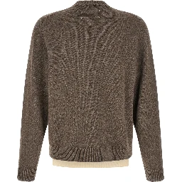 Brown Virgin Wool Cardigan