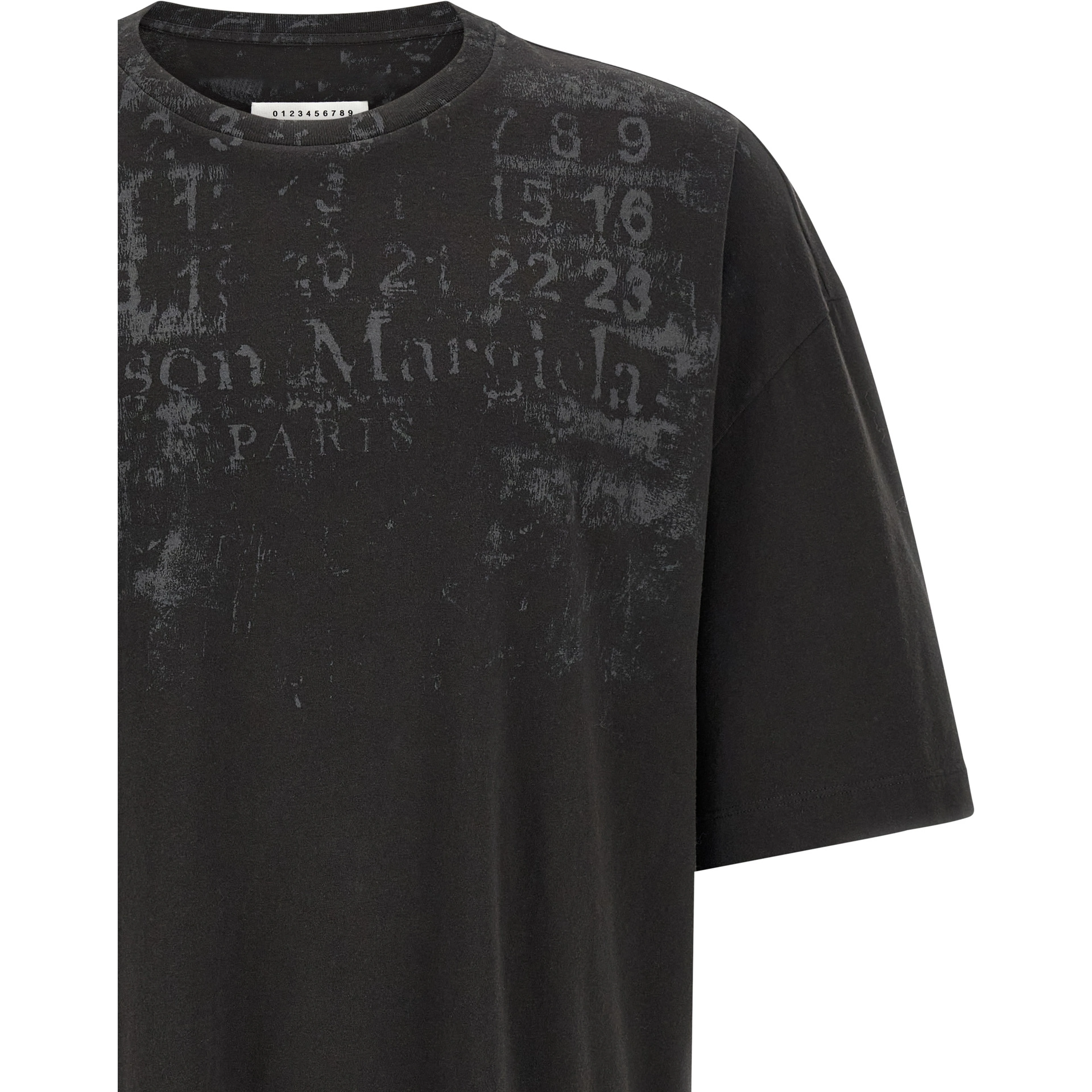 Black Cotton Long Sleeve T-Shirt