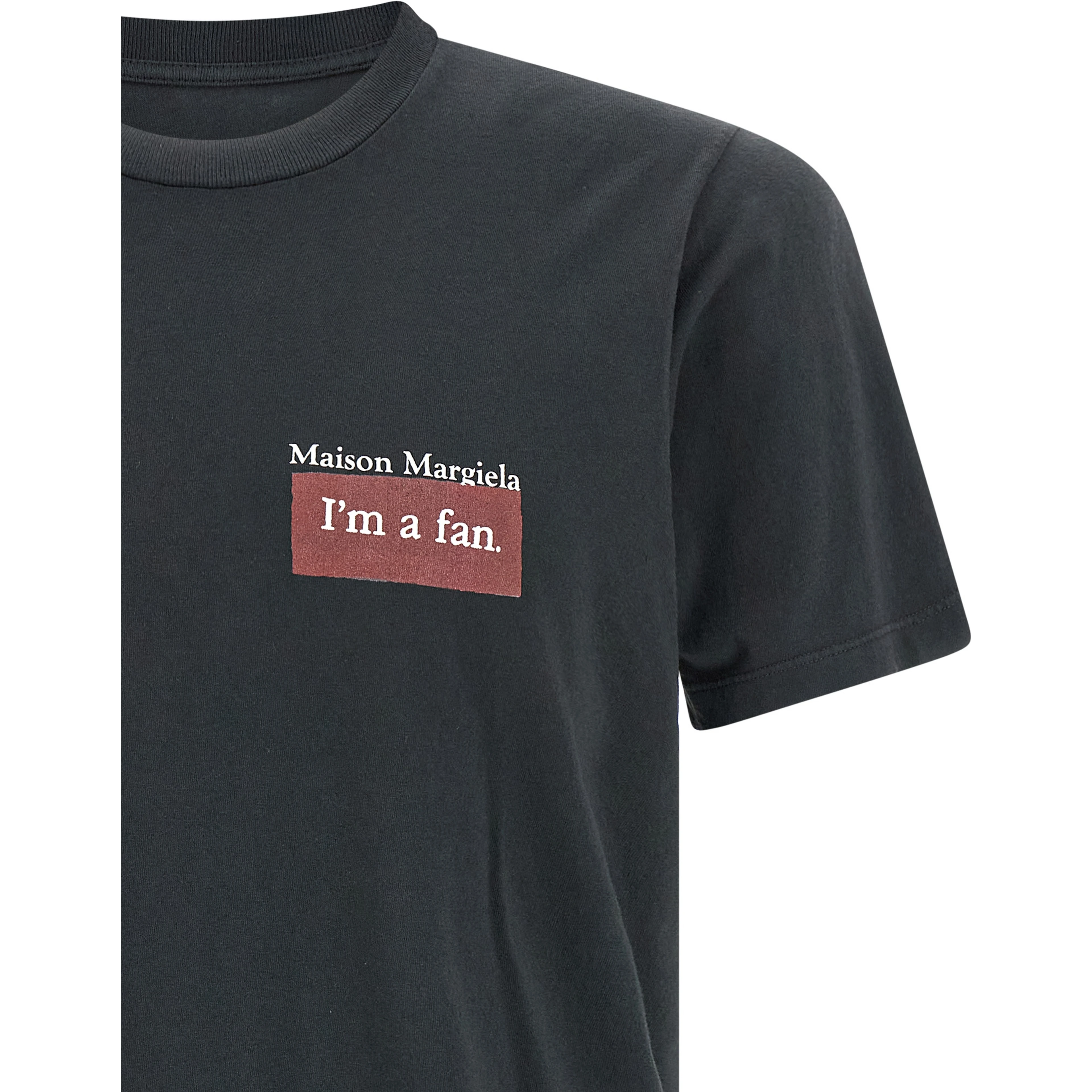 Black Cotton T-Shirt