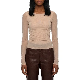 Powder Ballerina wrap top