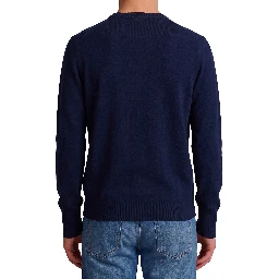 Navy crewneck pullover