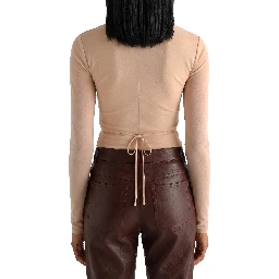 Powder Ballerina wrap top