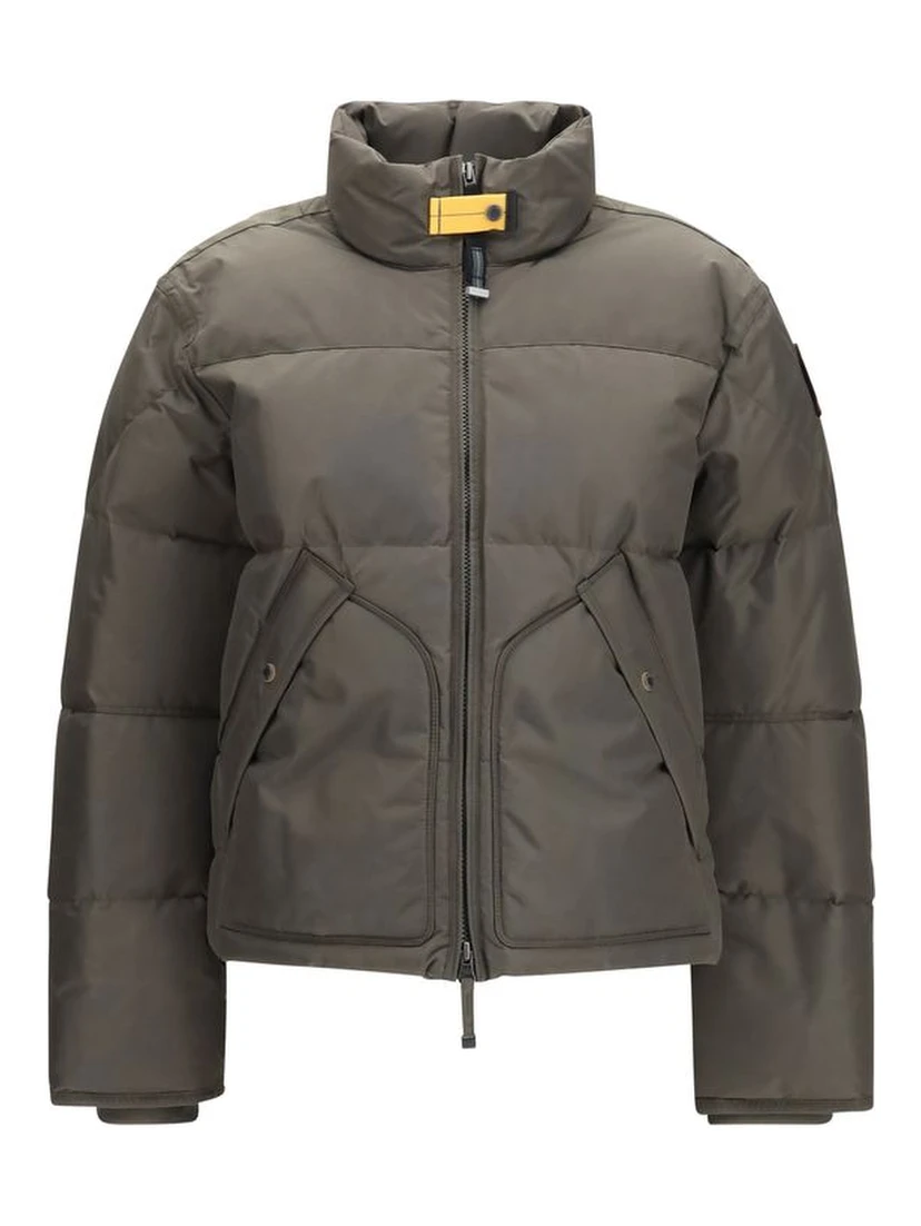 Bicolor Polyamide Full-Length Jacket