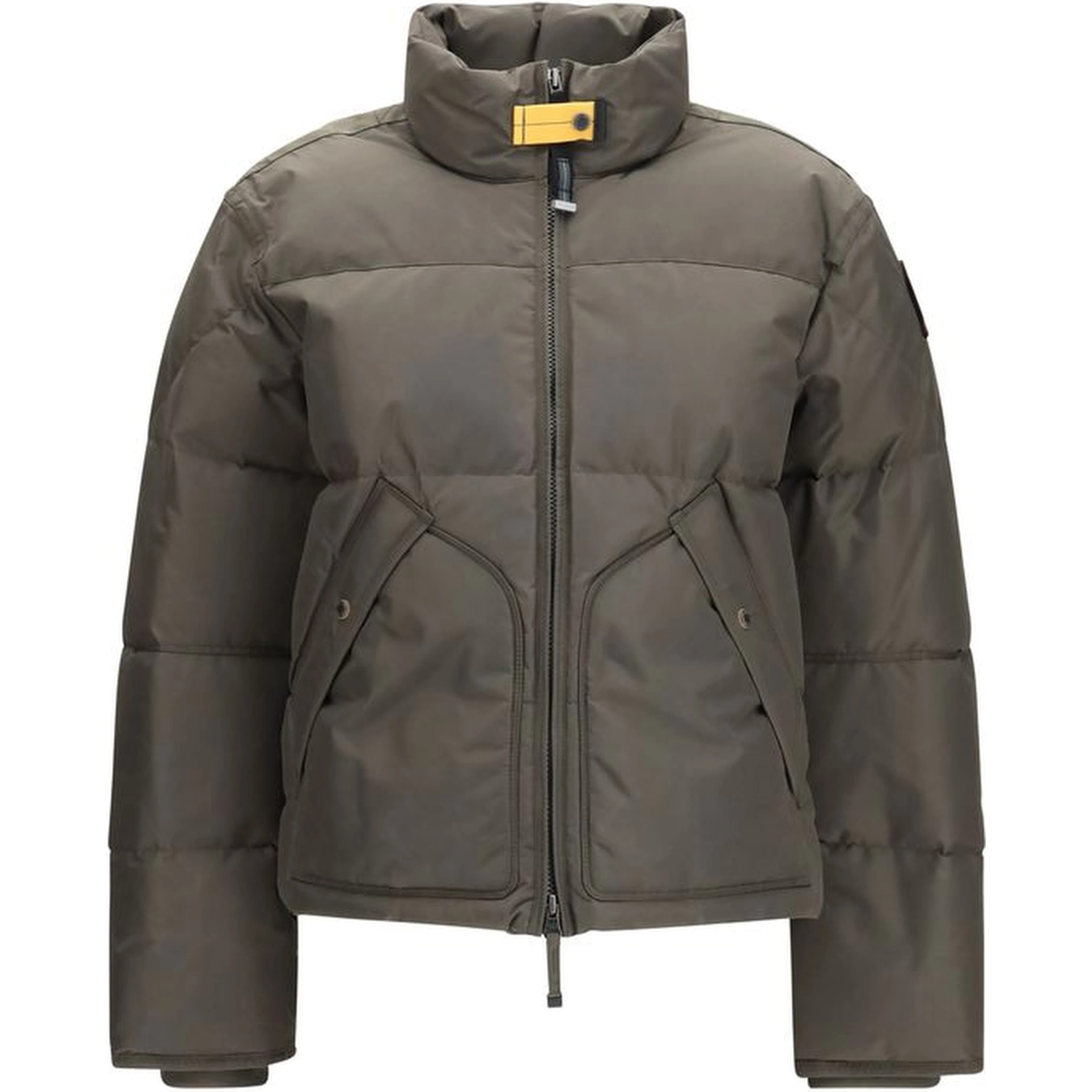 Bicolor Polyamide Full-Length Jacket