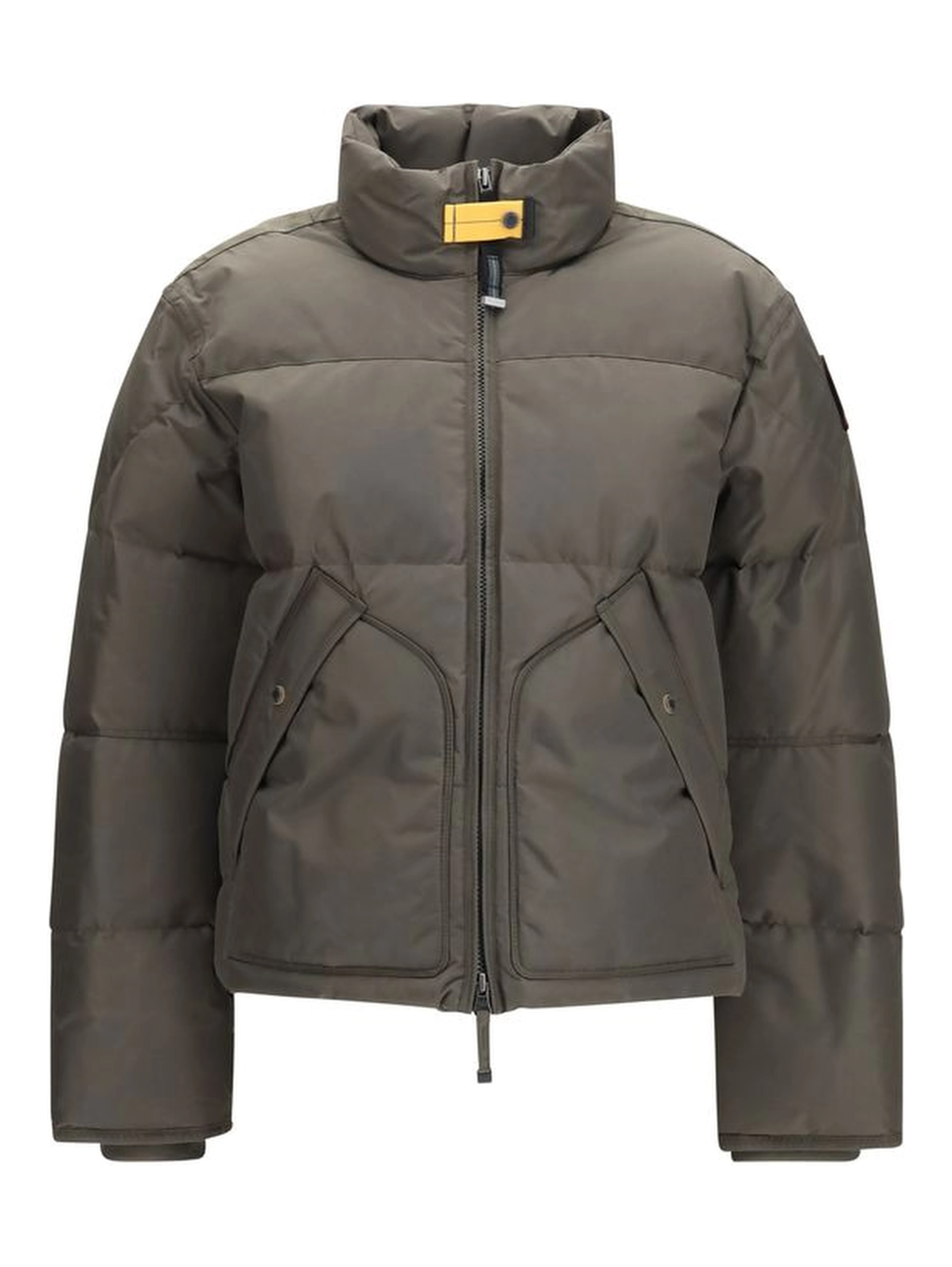 Bicolor Polyamide Full-Length Jacket