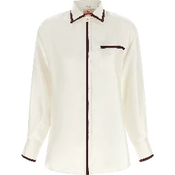 White Silk Blouse