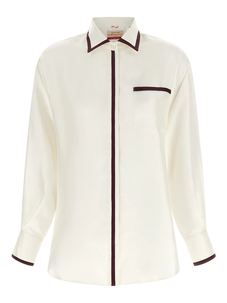 White Silk Blouse