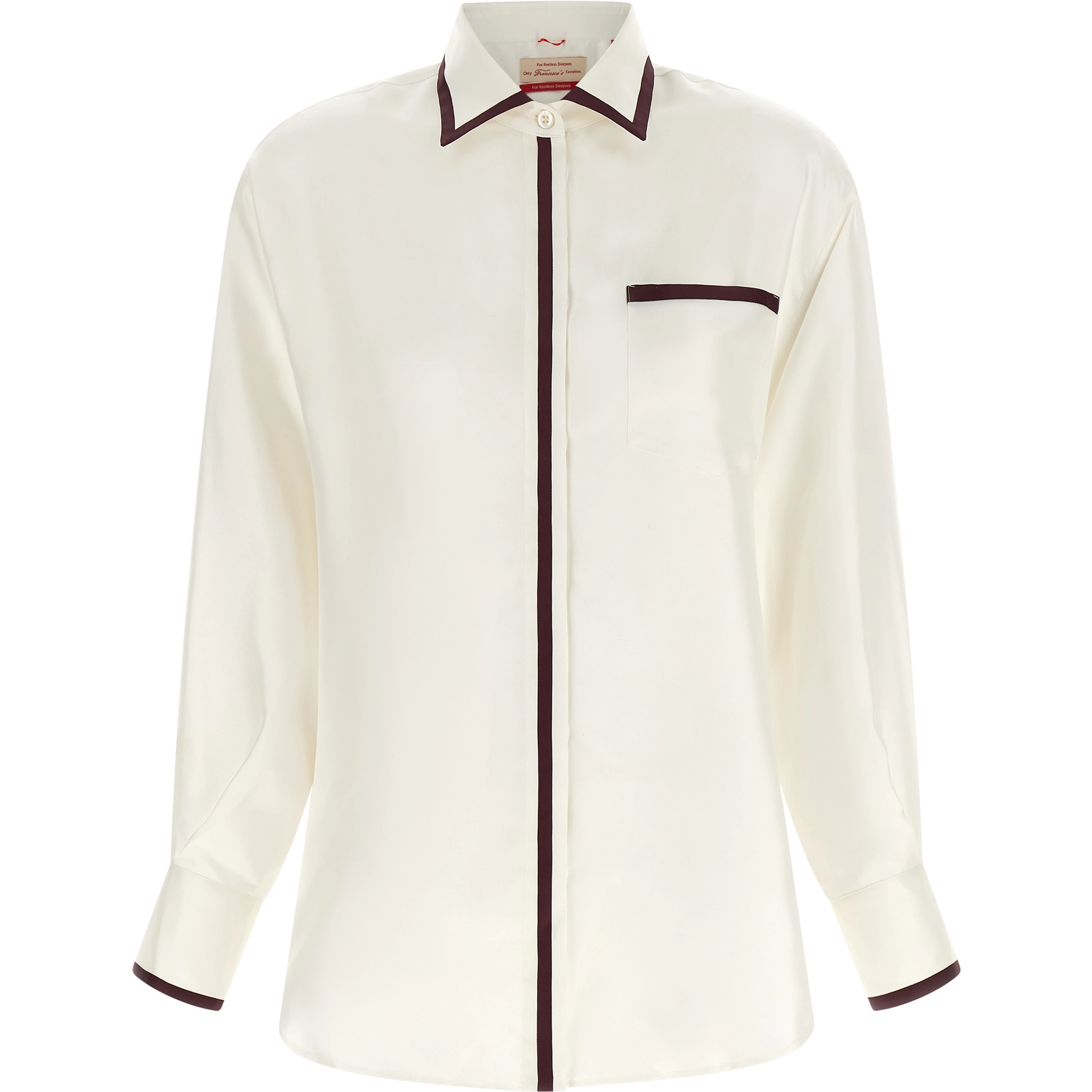 White Silk Blouse