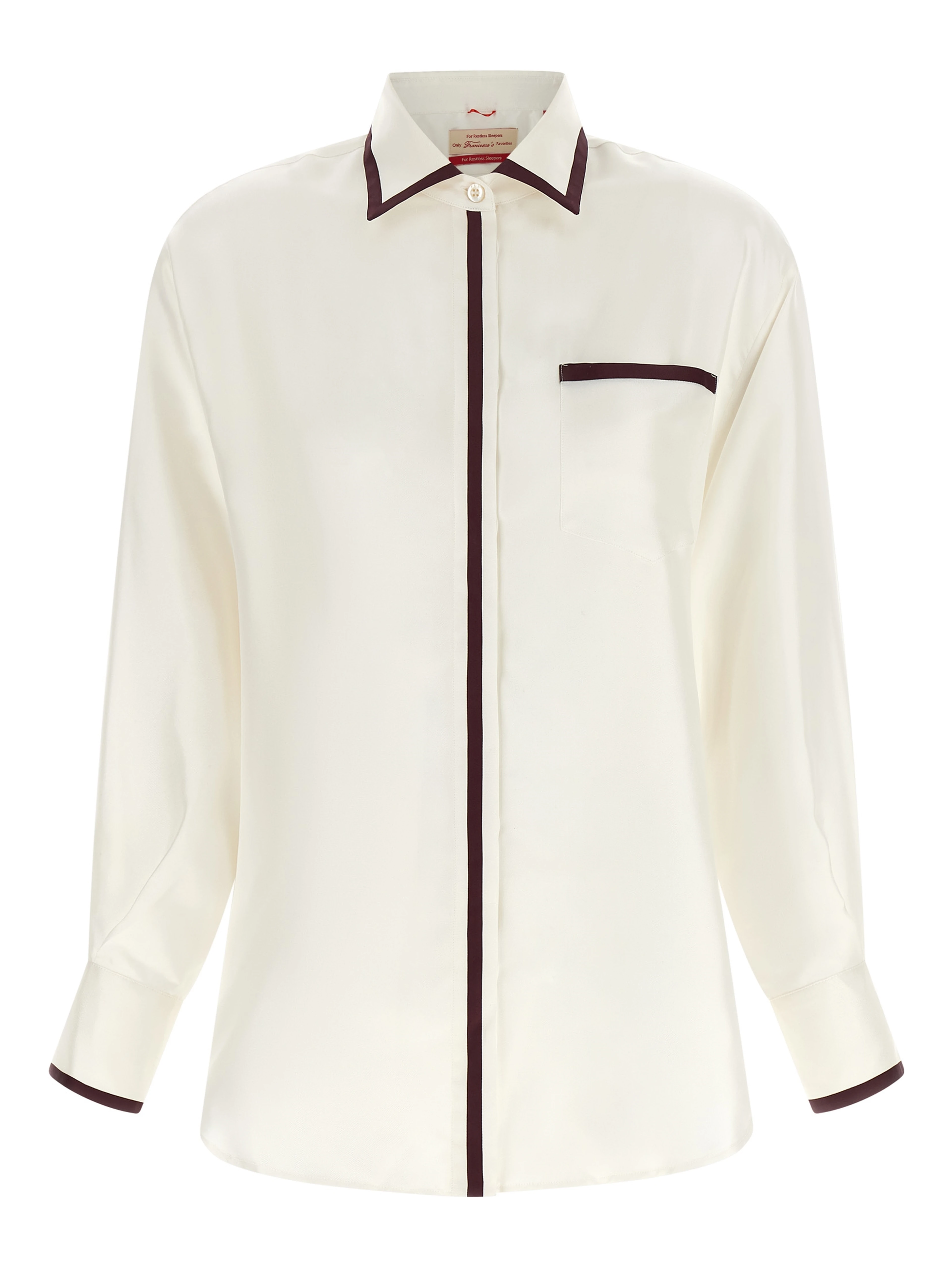 White Silk Blouse