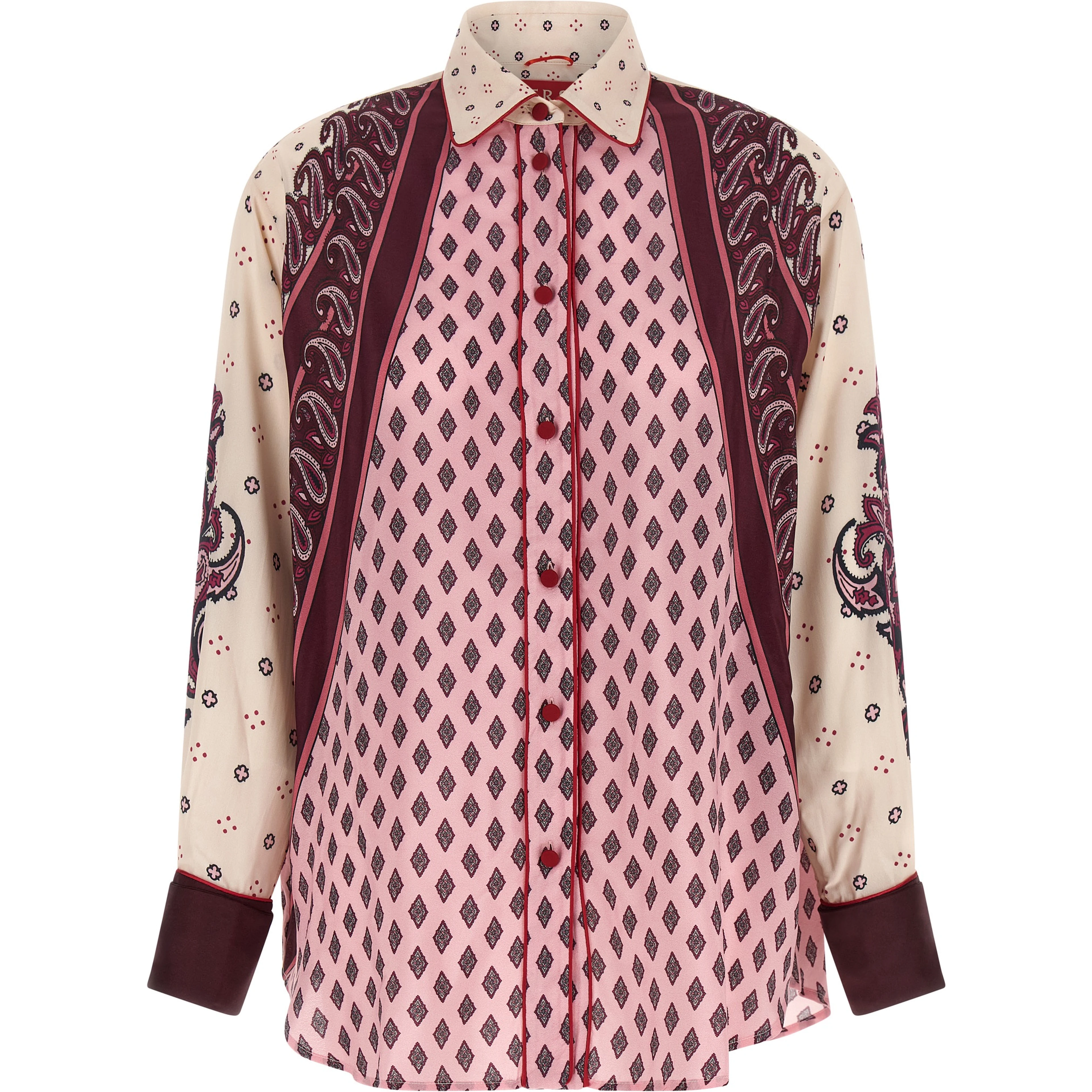 Multicolor Viscose Blouse