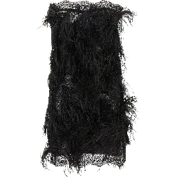 Black Polyamide Short Dress