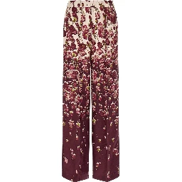 Multicolor Viscose Casual Pants