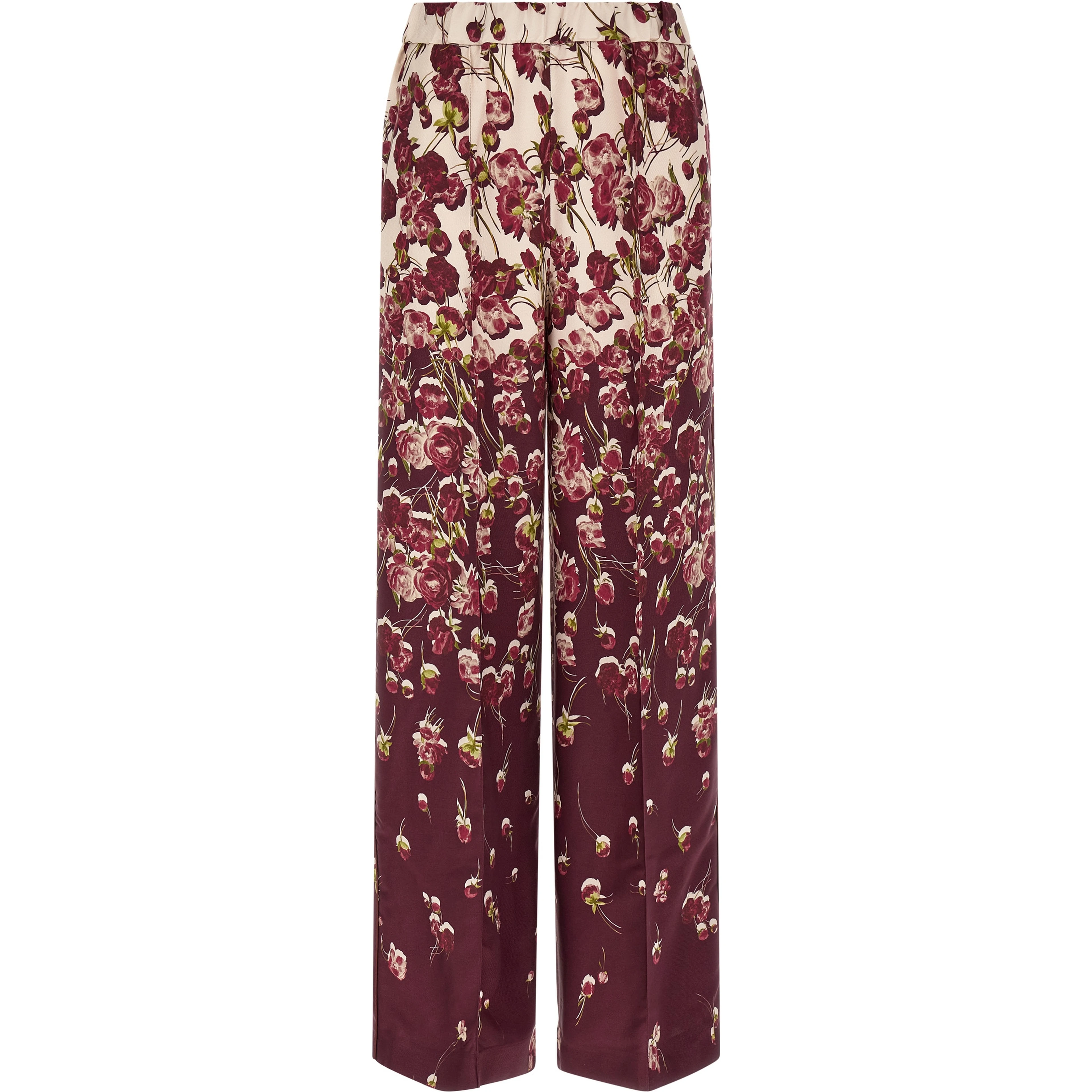 Multicolor Viscose Casual Pants