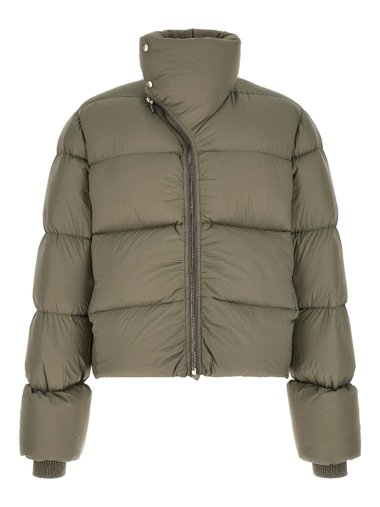 Bicolor Nylon Full-Length Jacket