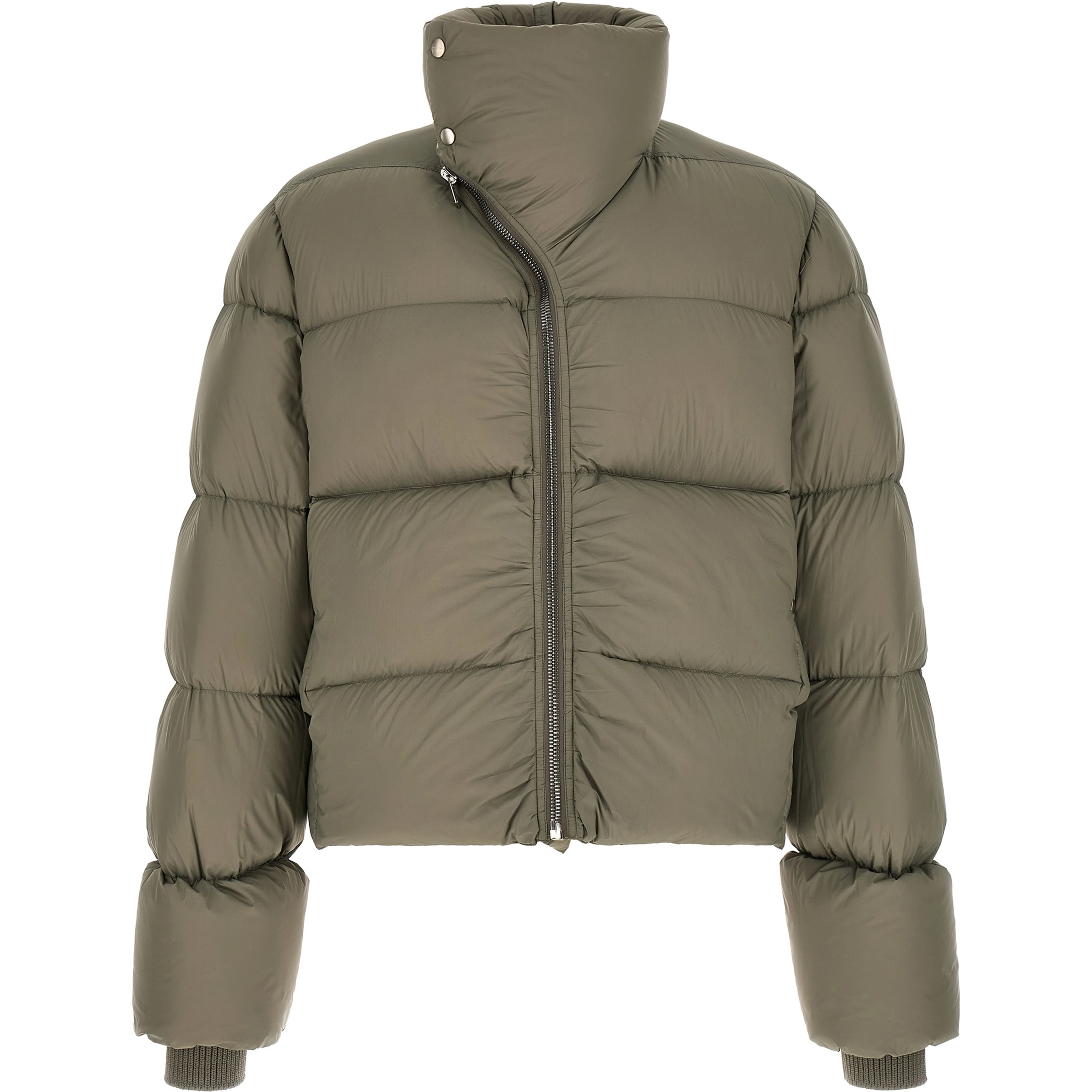 Bicolor Nylon Full-Length Jacket