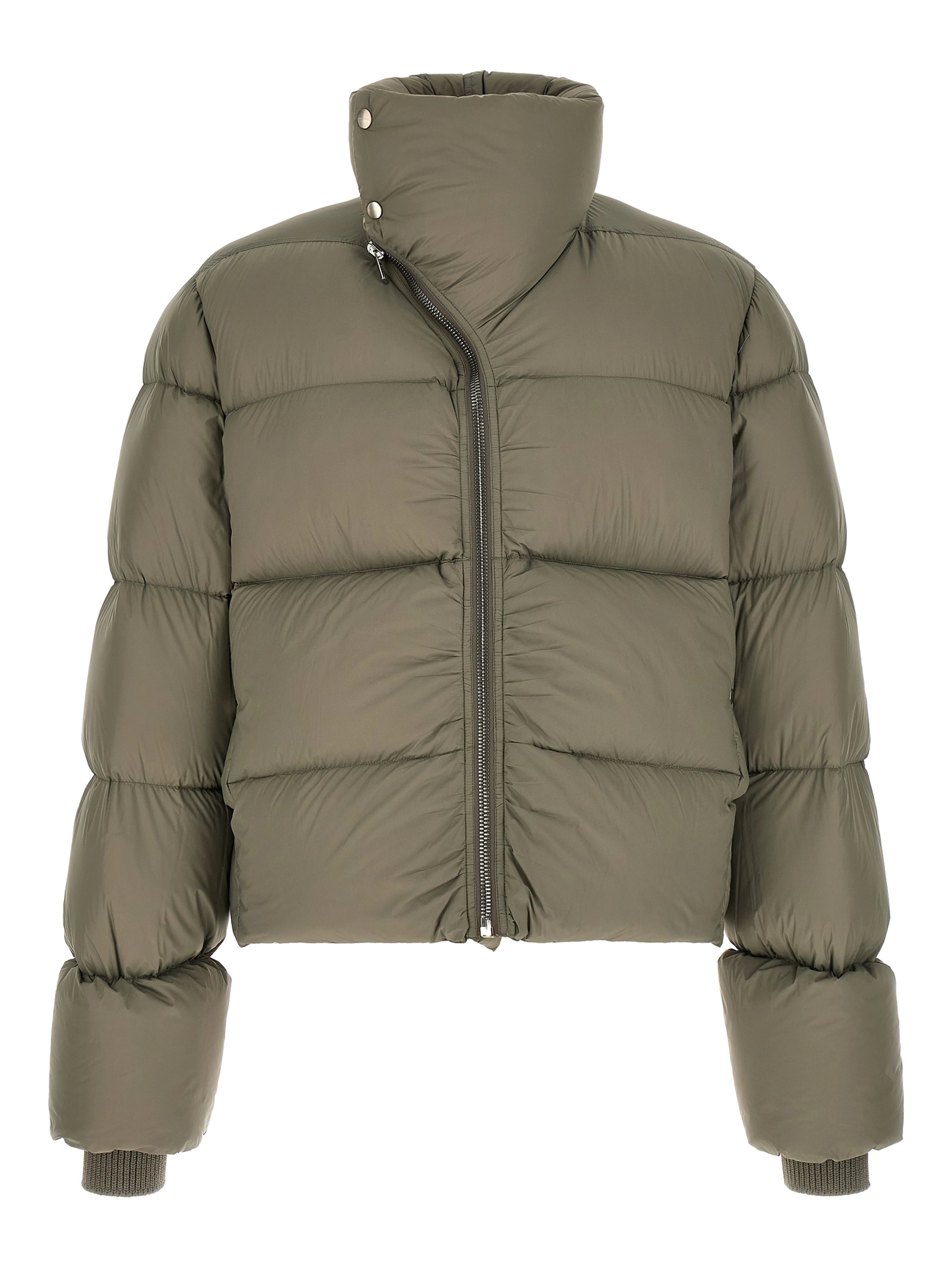 Bicolor Nylon Full-Length Jacket