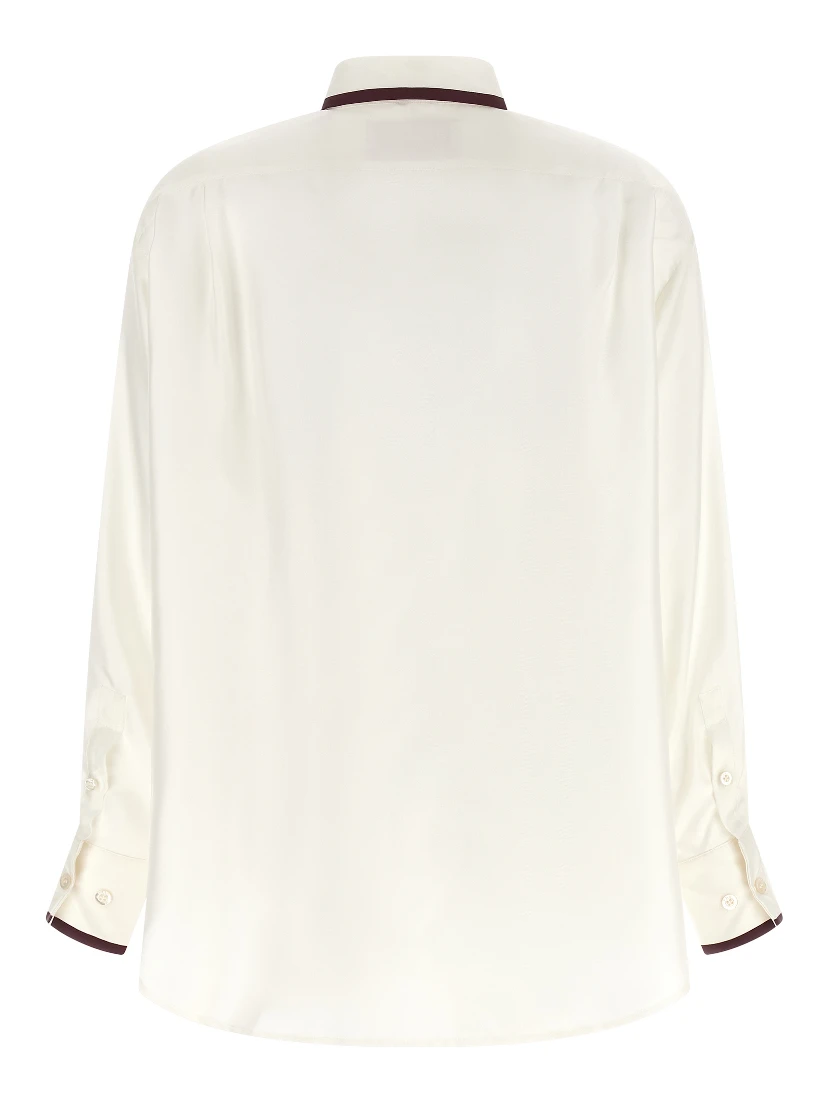White Silk Blouse