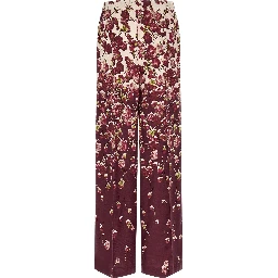 Multicolor Viscose Casual Pants