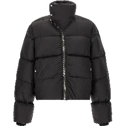Black Nylon Full-Length Jacket