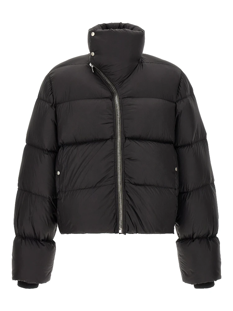 Black Nylon Full-Length Jacket