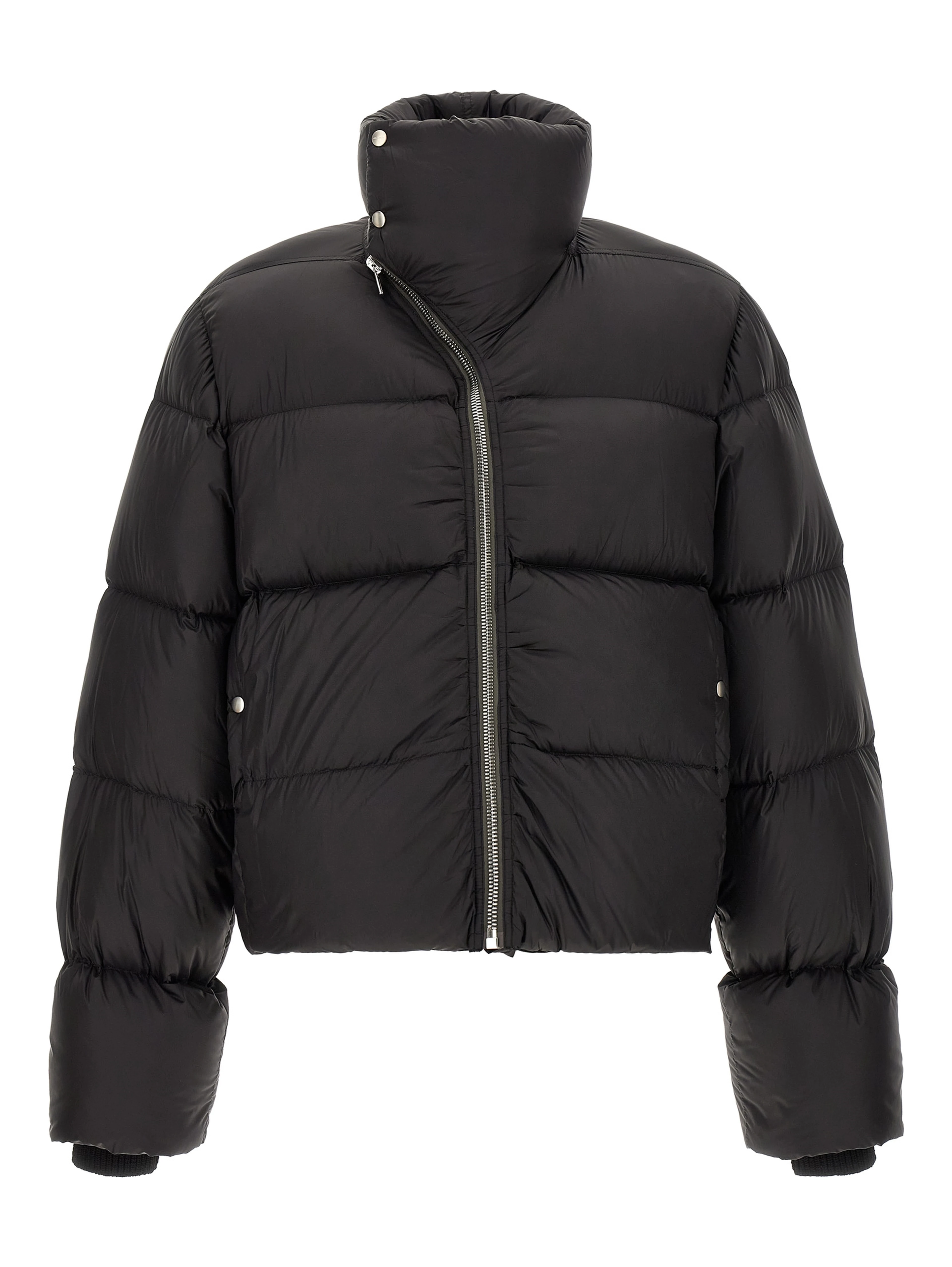 Black Nylon Full-Length Jacket