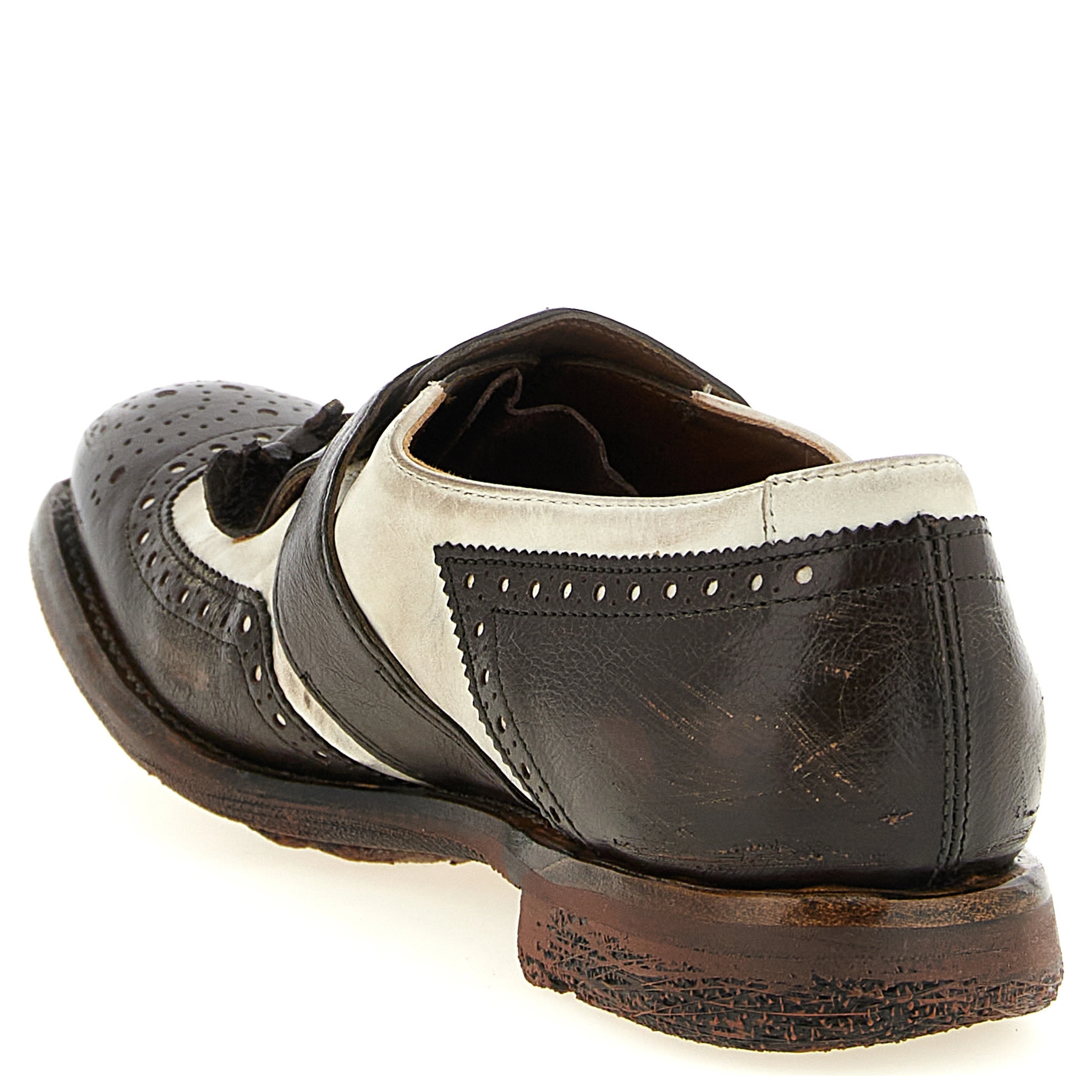 Brown Calfskin Oxfords And Derbies