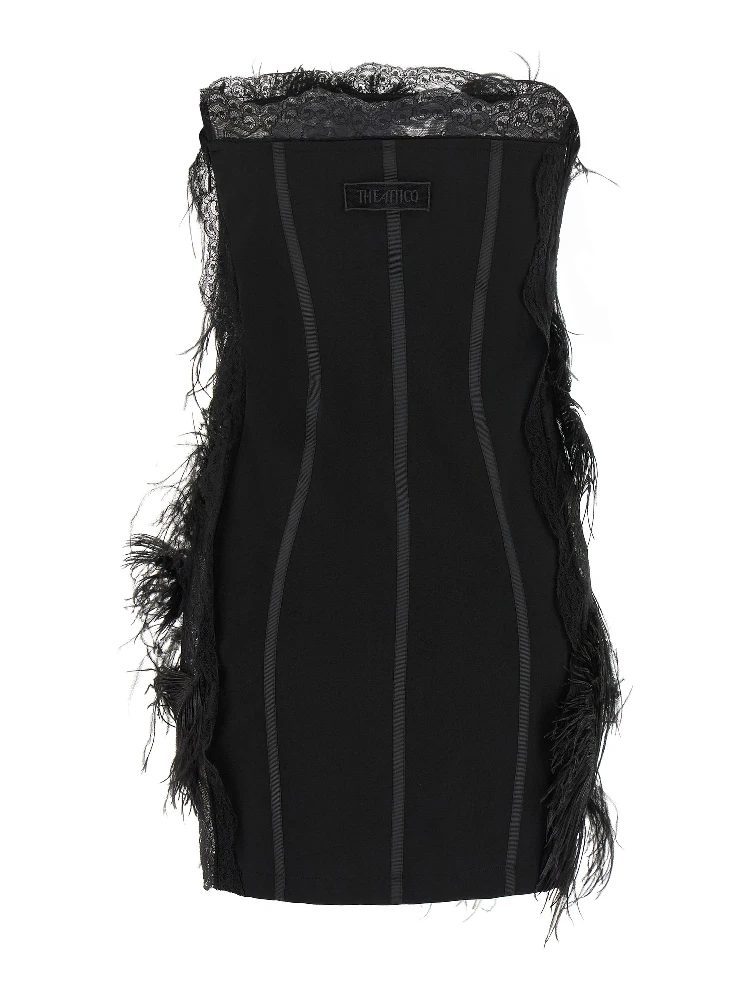 Black Polyamide Short Dress alternative