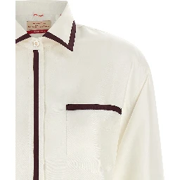 White Silk Blouse