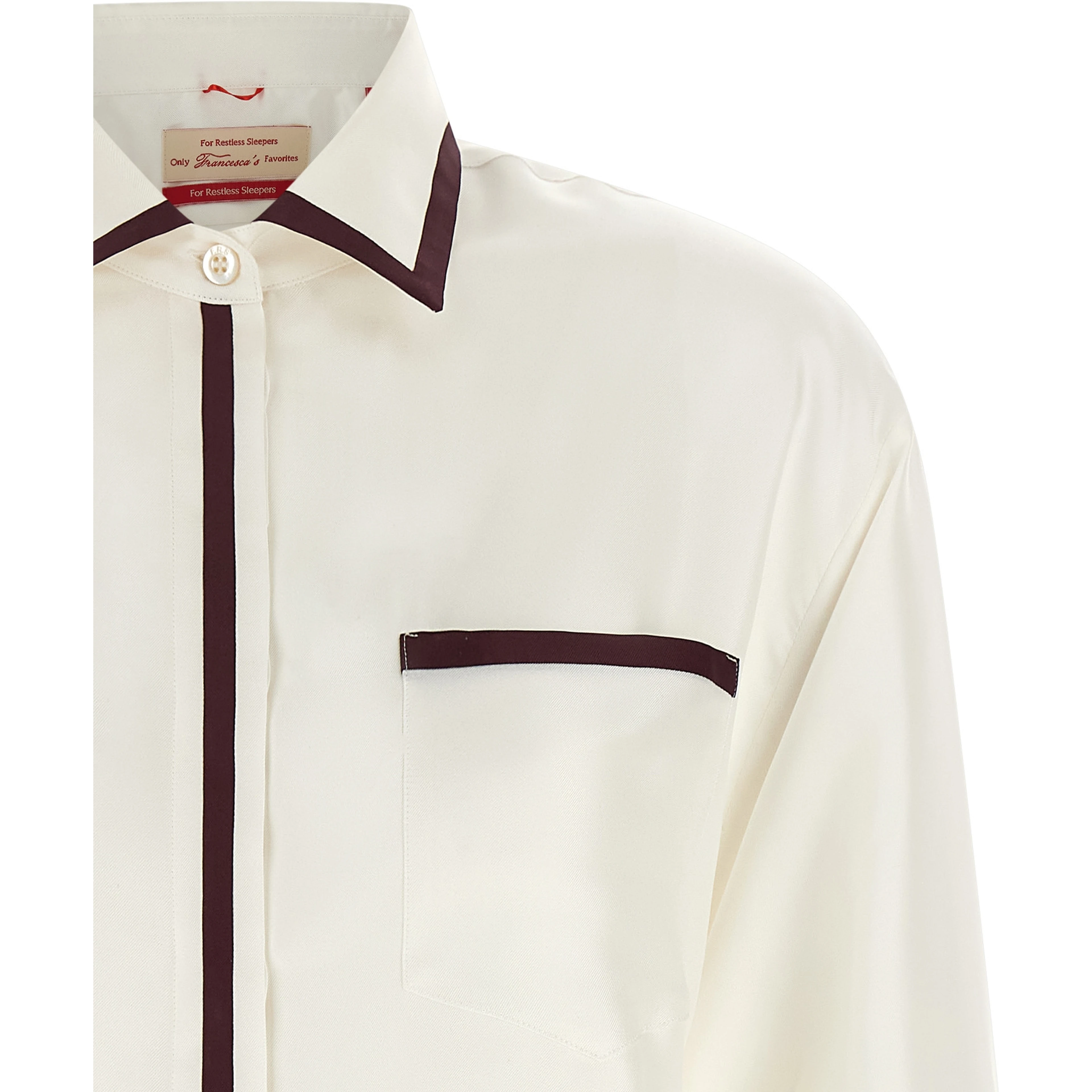 White Silk Blouse