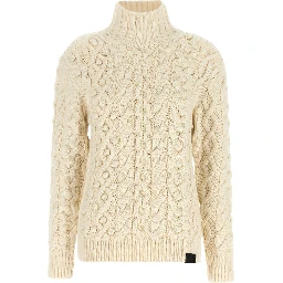 White Virgin Wool Cardigan
