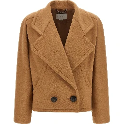 Beige Wool Coat
