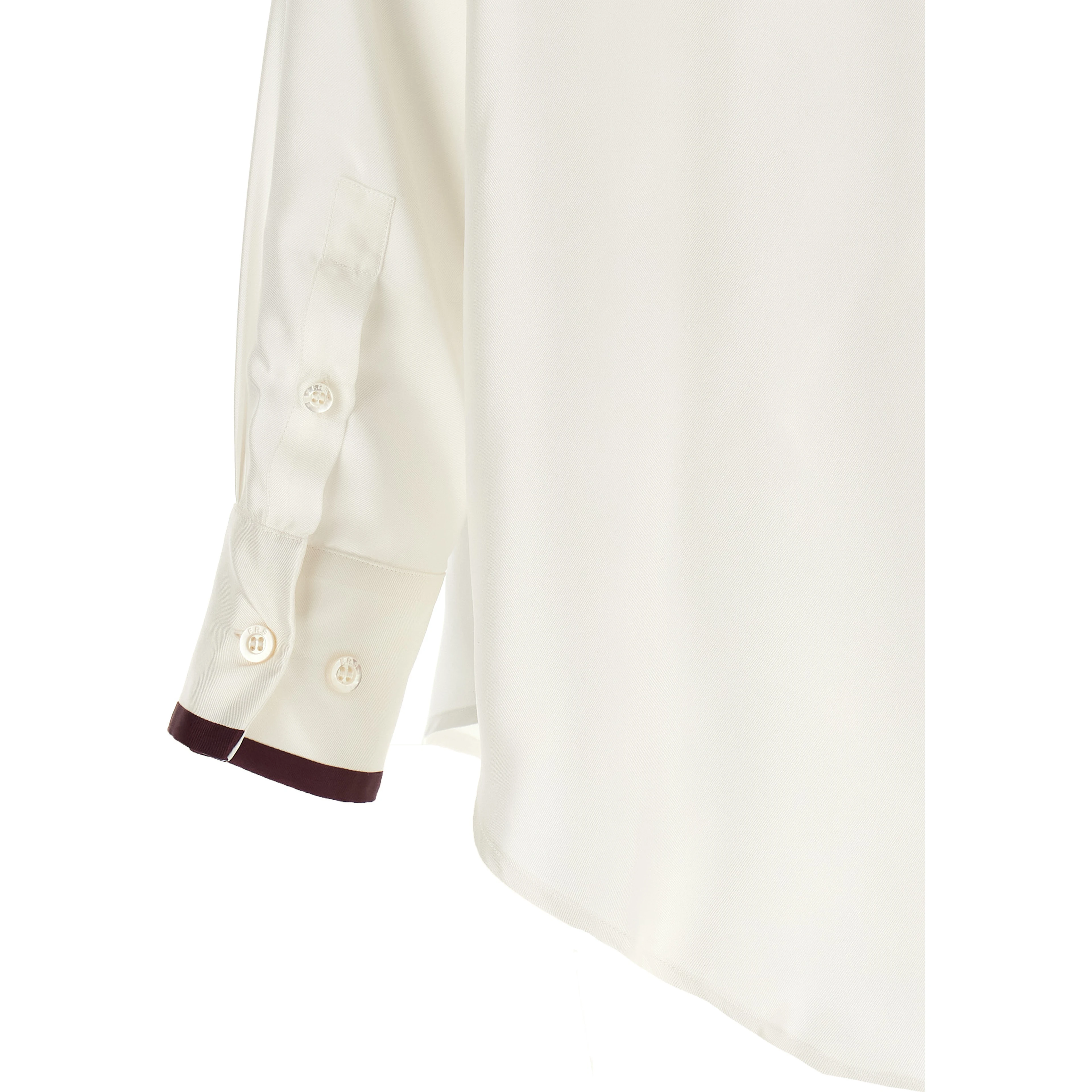 White Silk Blouse