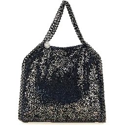 Blue Polyester Handbag