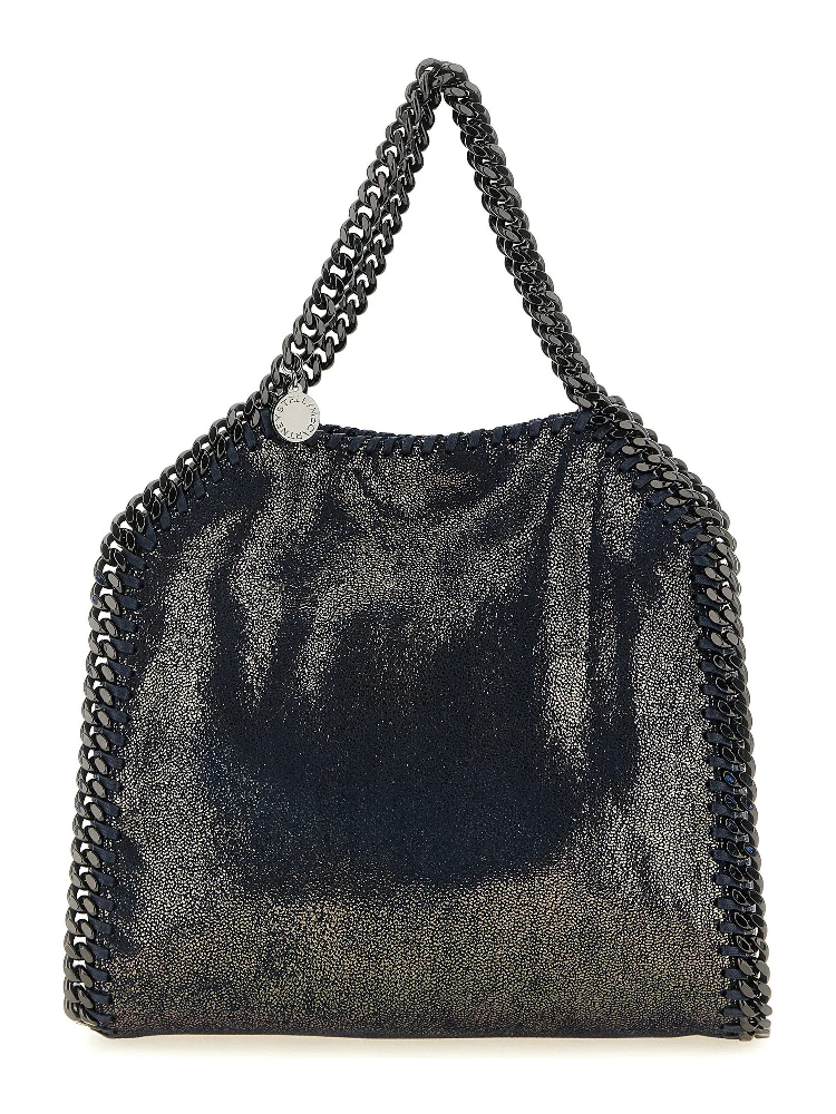 Blue Polyester Handbag