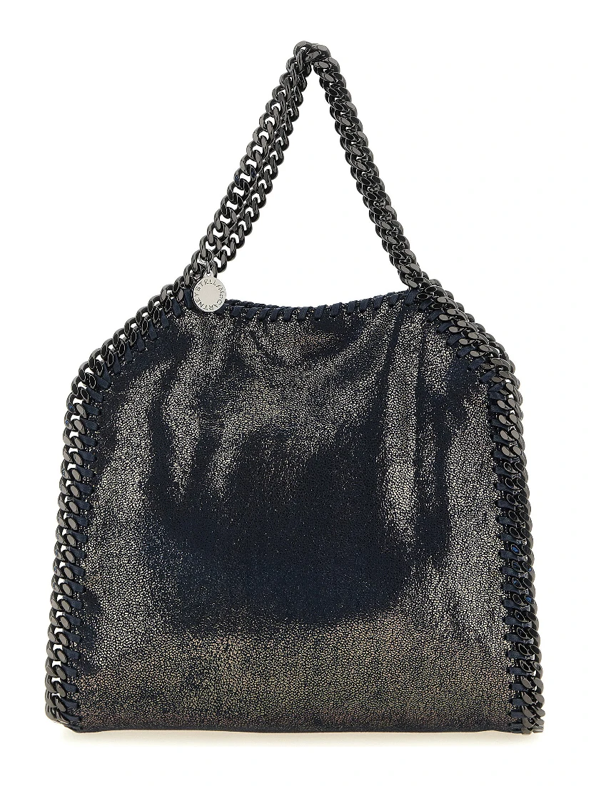 Blue Polyester Handbag