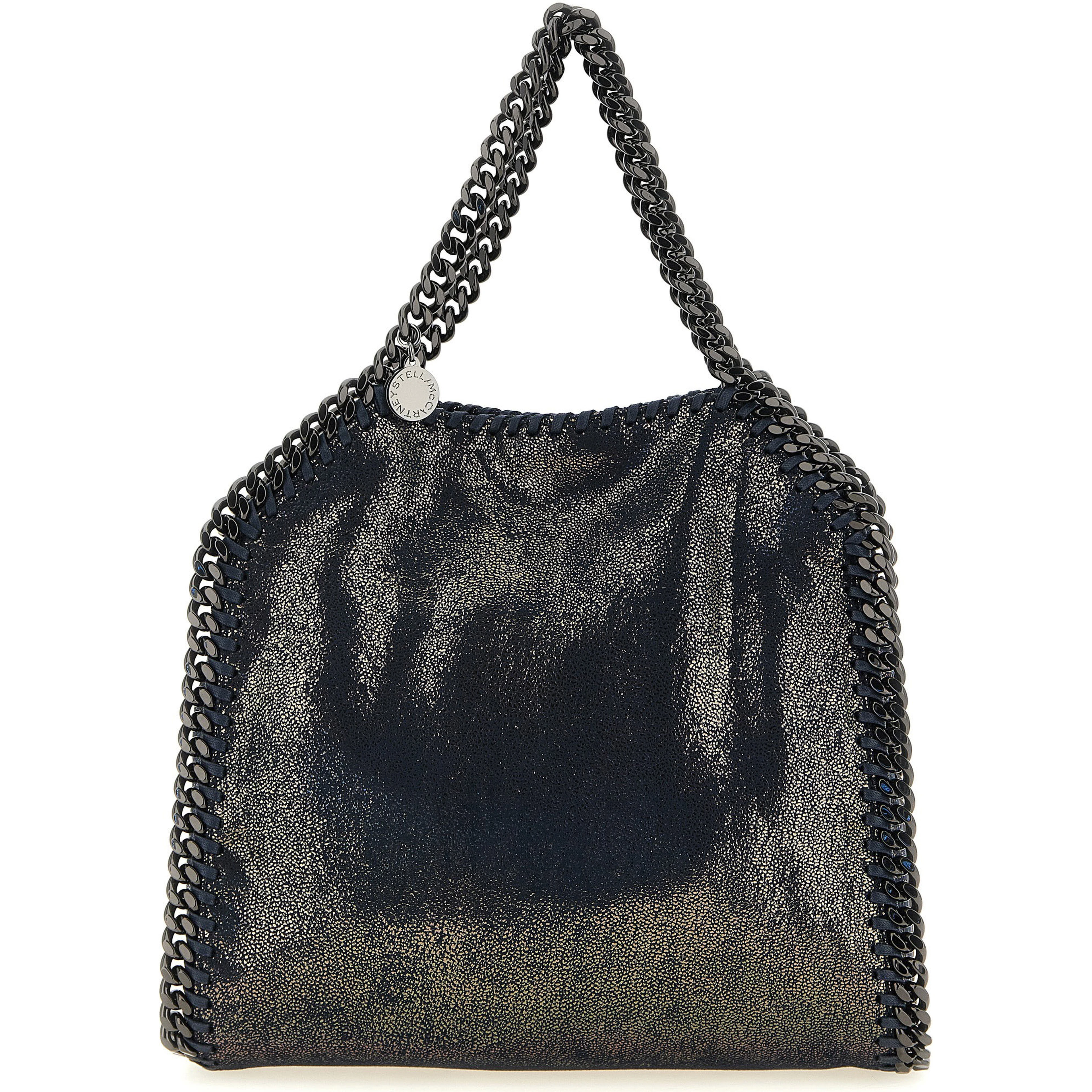 Blue Polyester Handbag