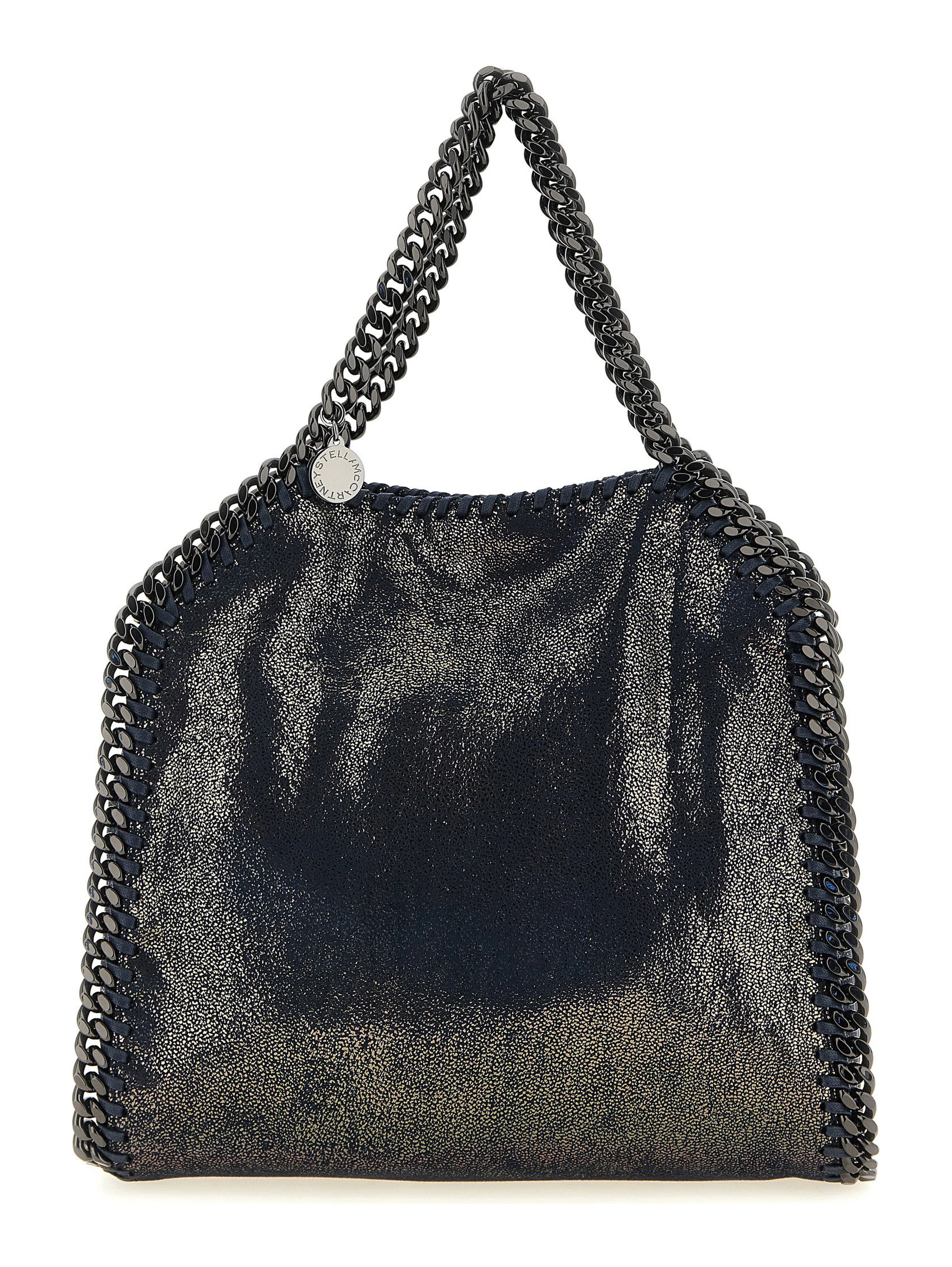 Blue Polyester Handbag