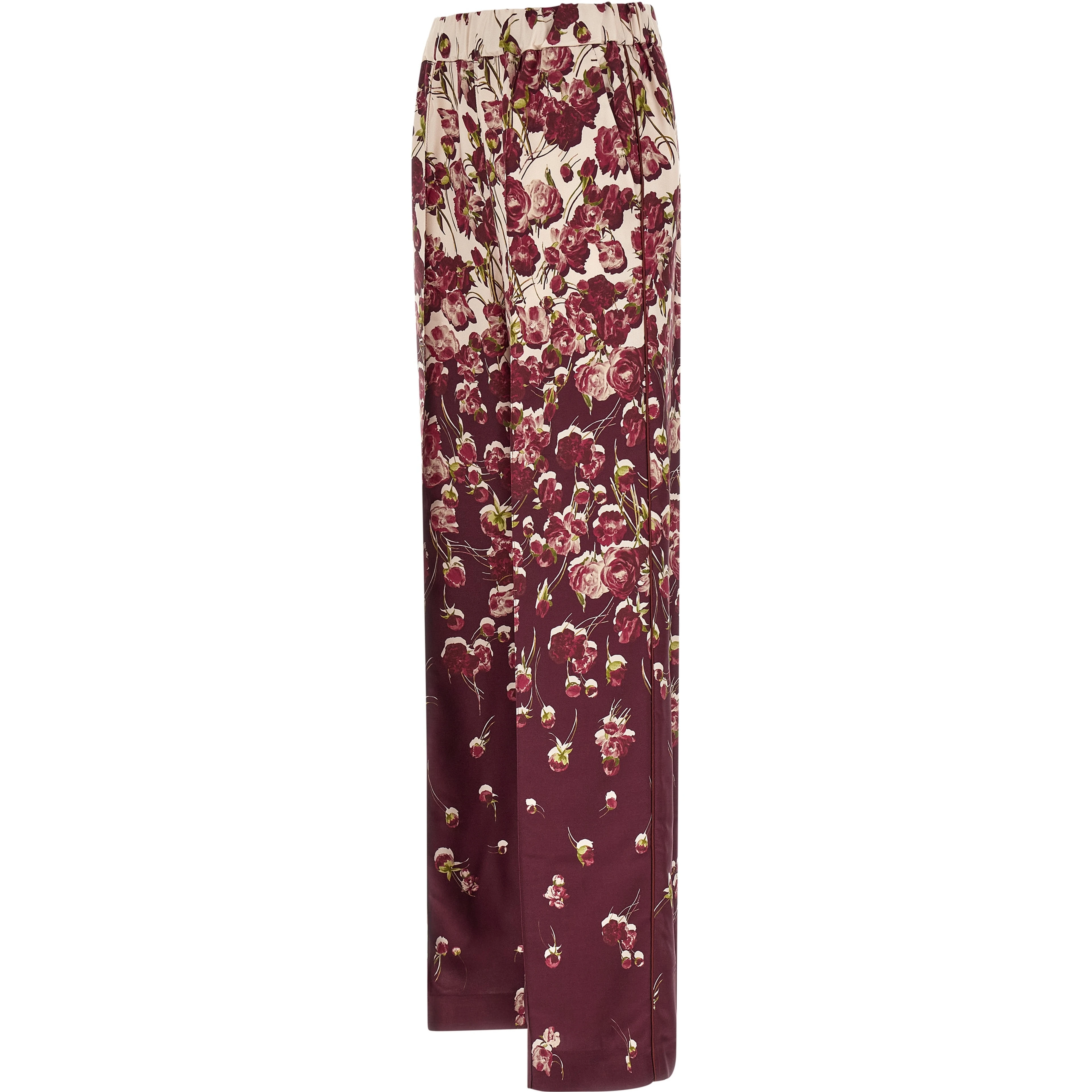 Multicolor Viscose Casual Pants