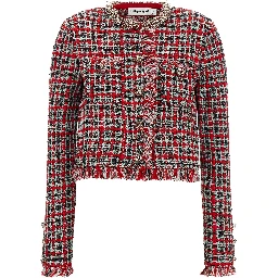 Multicolor Cotton Full-Length Jacket