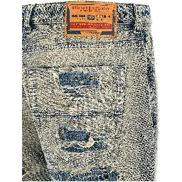 Blue Cotton Relaxed Fit Jeans