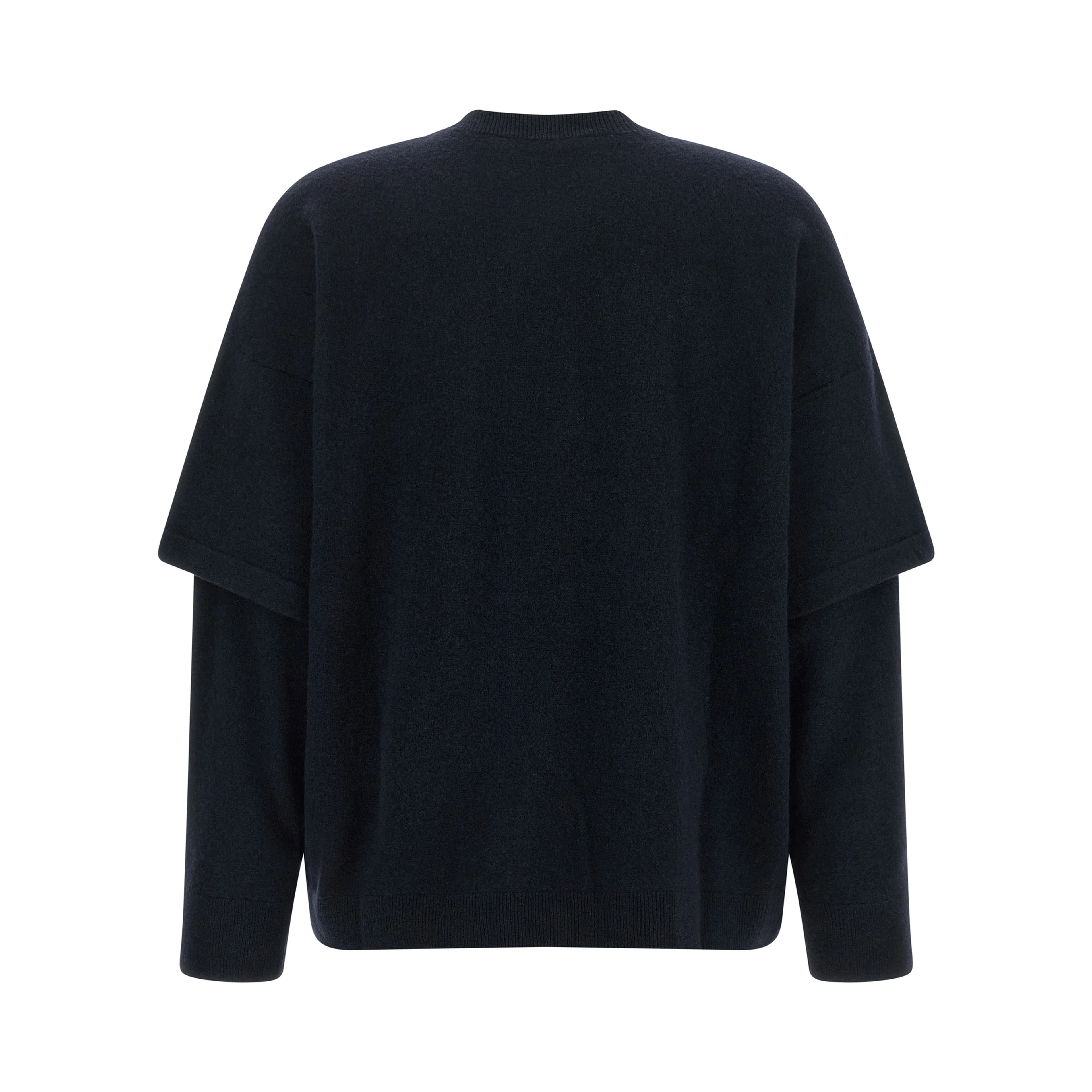 Blue Merino Wool Cardigan