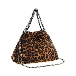 Brown Polyester Handbag