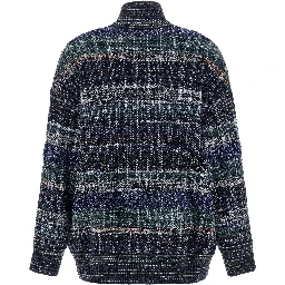 Blue Wool Cardigan