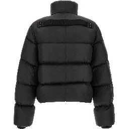 Black Nylon Full-Length Jacket