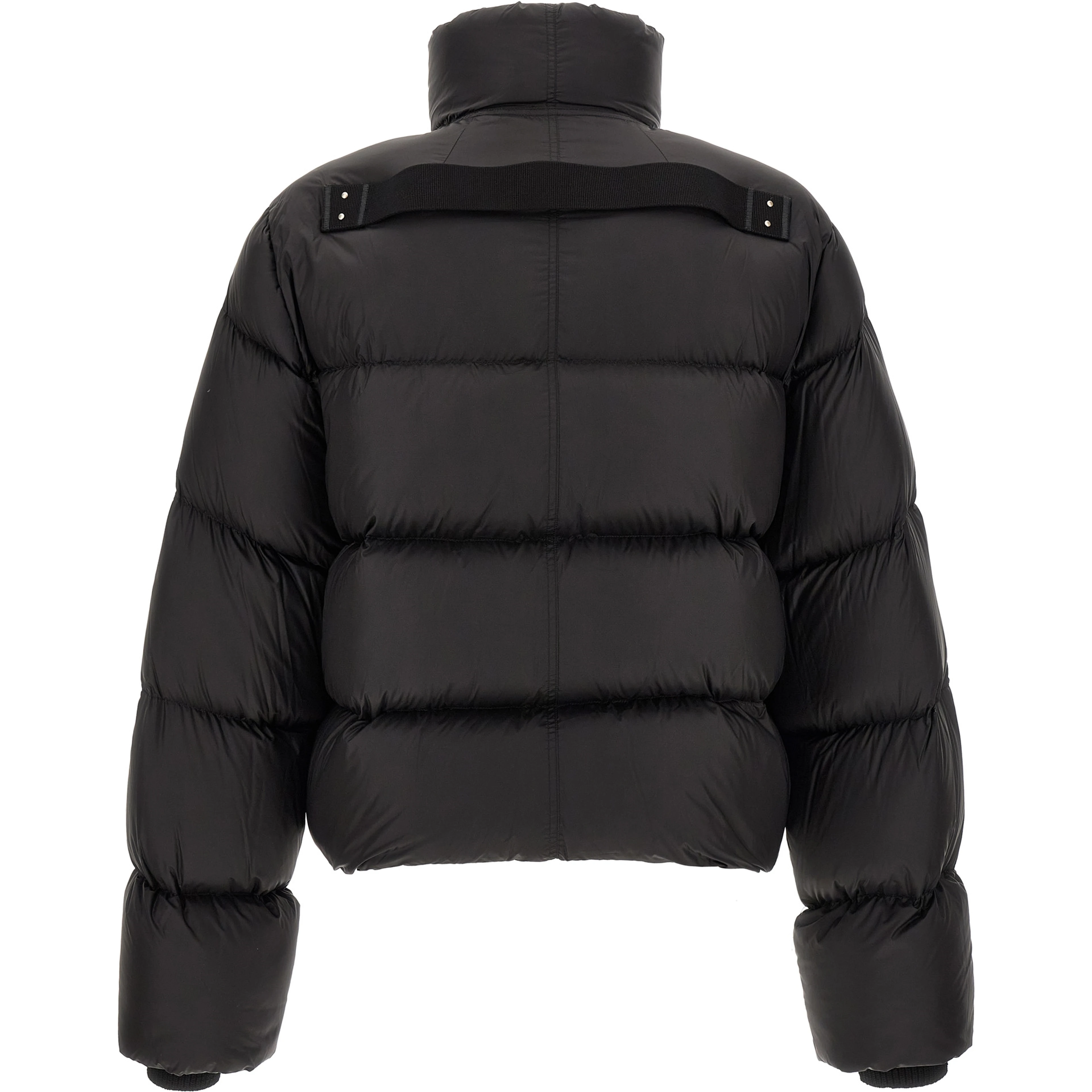 Black Nylon Full-Length Jacket