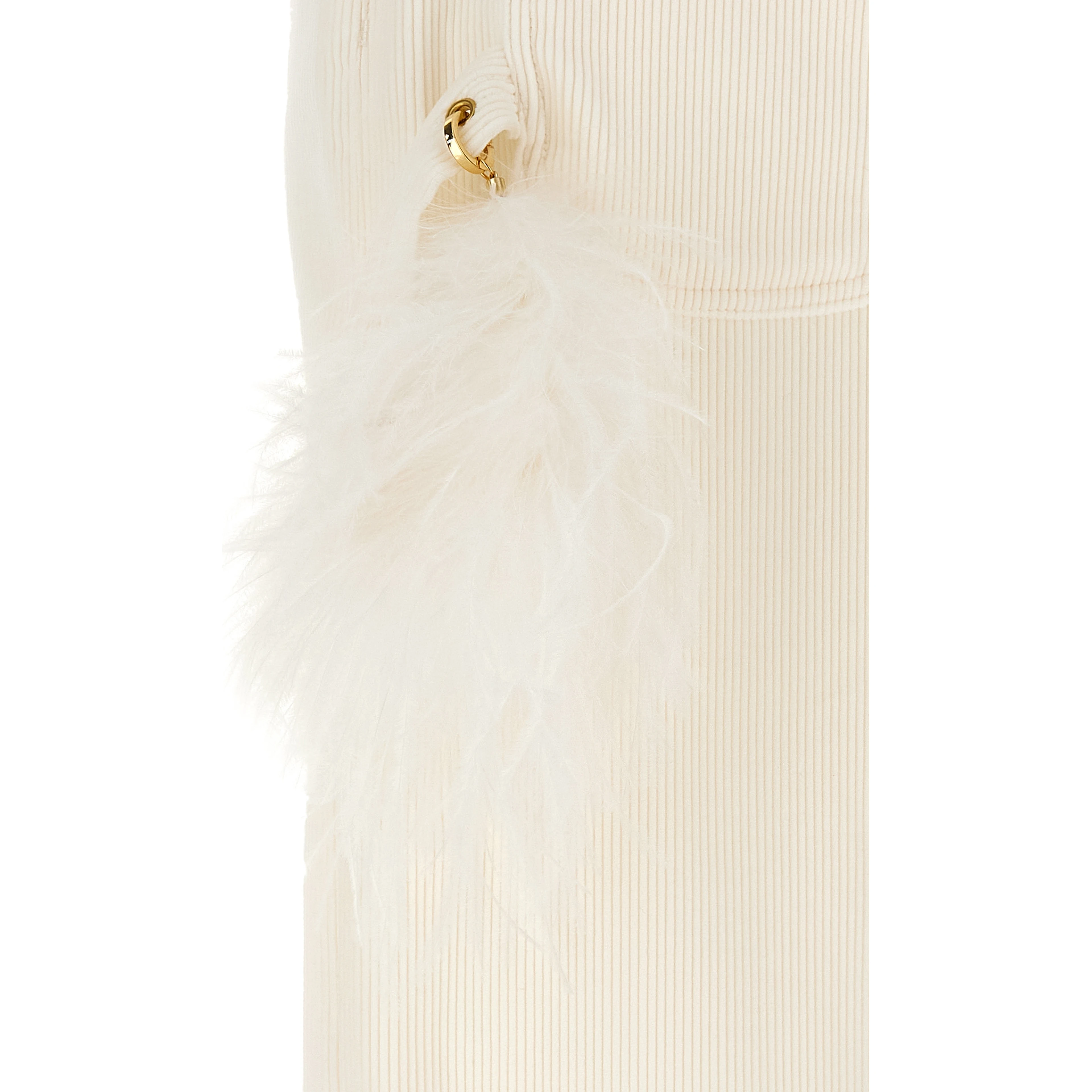 White Cotton Casual Pants
